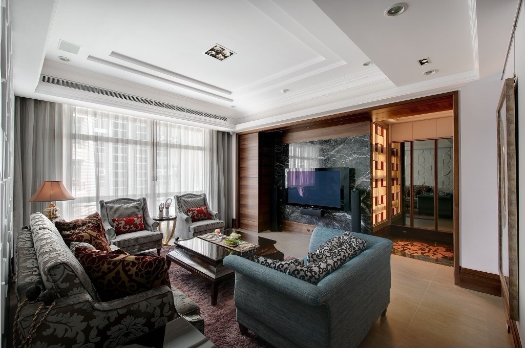 美式鄉(xiāng)村新古典藝術質量裝修效果